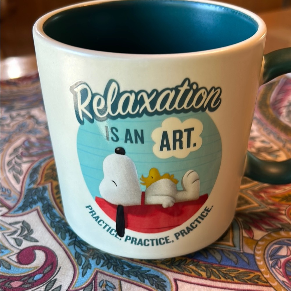 Snoopy hallmark the Peanuts movie 2015 Relaxation  coffee Mug